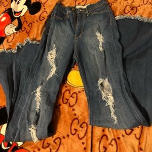 Bell bottom jeans